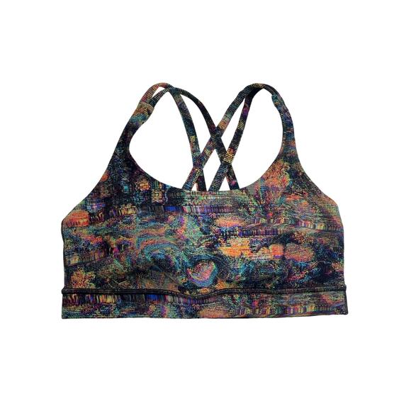 Lululemon Energy Bra in Glitch Tapestry Starlight Multi - Picture 6 of 7